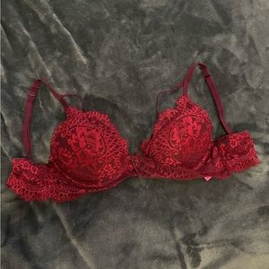 Red Lace Bra